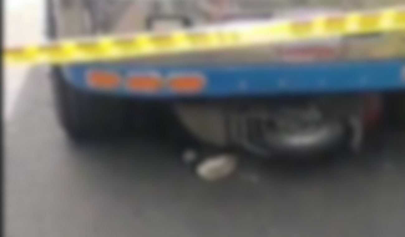 Motero fue atropellado por volqueta en Bogotá