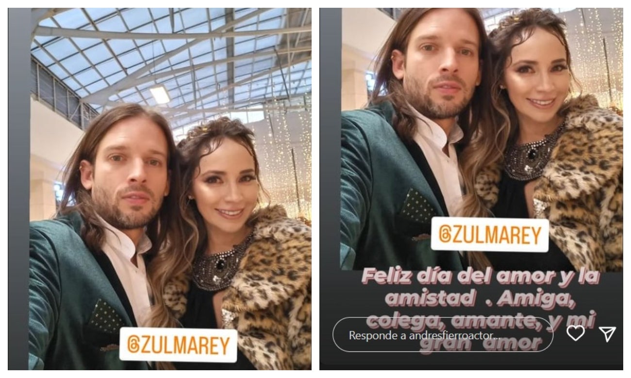 Novio de Zulma Rey y el mensaje por Día del amor y la amistad