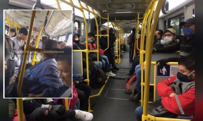 Pasajero de Transmilenio no se aguantó a cantante por hacer escándalo con su bafle
