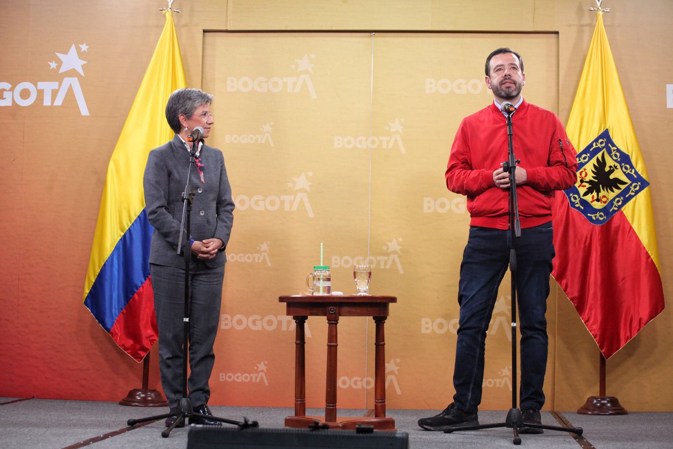 Claudia López y Carlos Fernando Galán.
