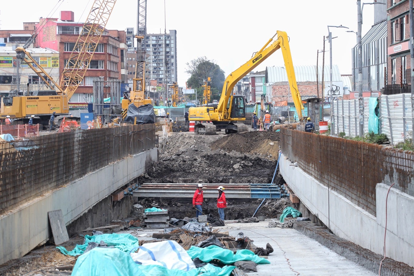 Primera línea del Metro de Bogotá / intercambiador vial de la avenida calle 72