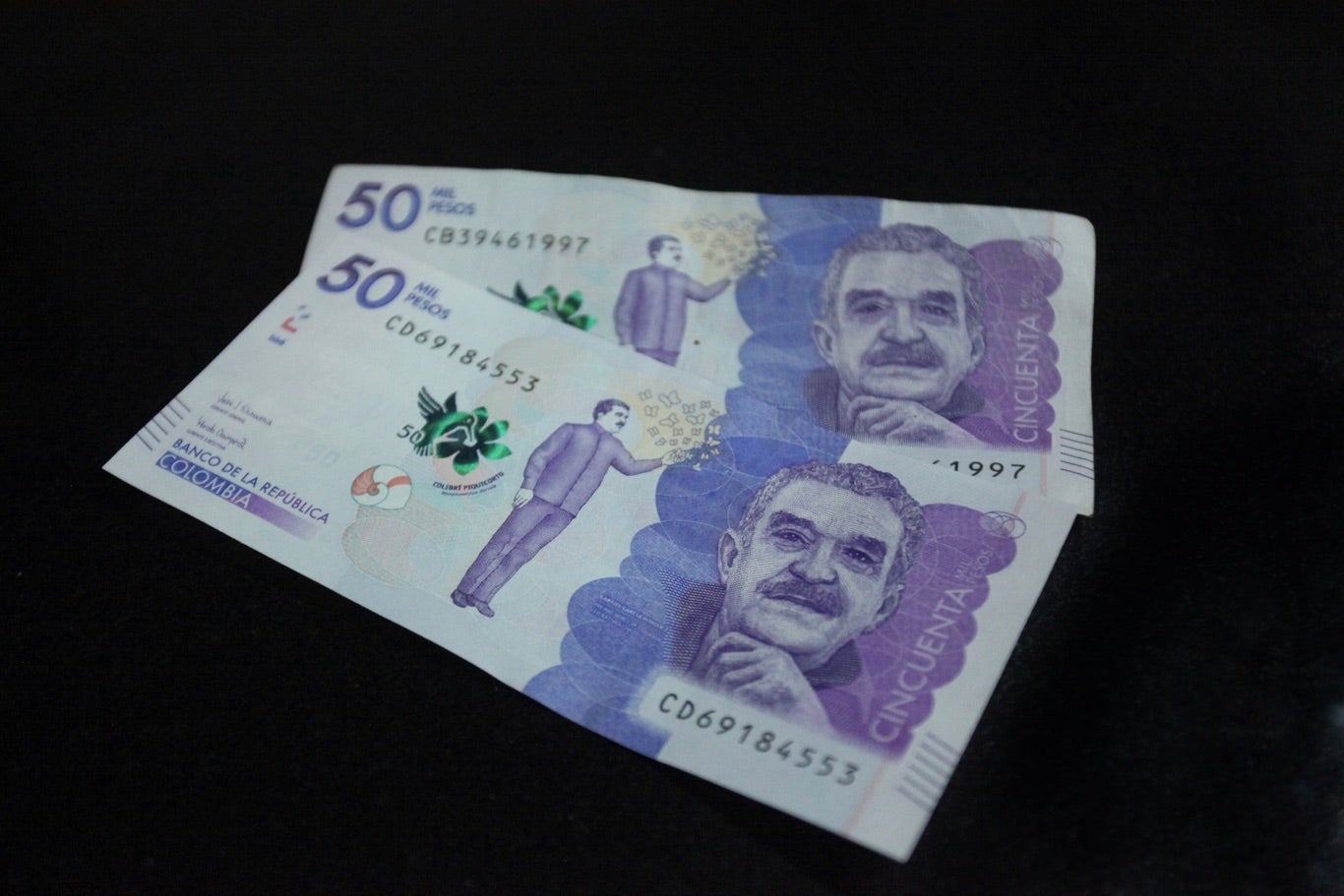 Billete de cincuenta mil pesos / Billetes / 50 mil / Pesos colombianos / Dinero / Plata / Peso Colombiano / Pesos