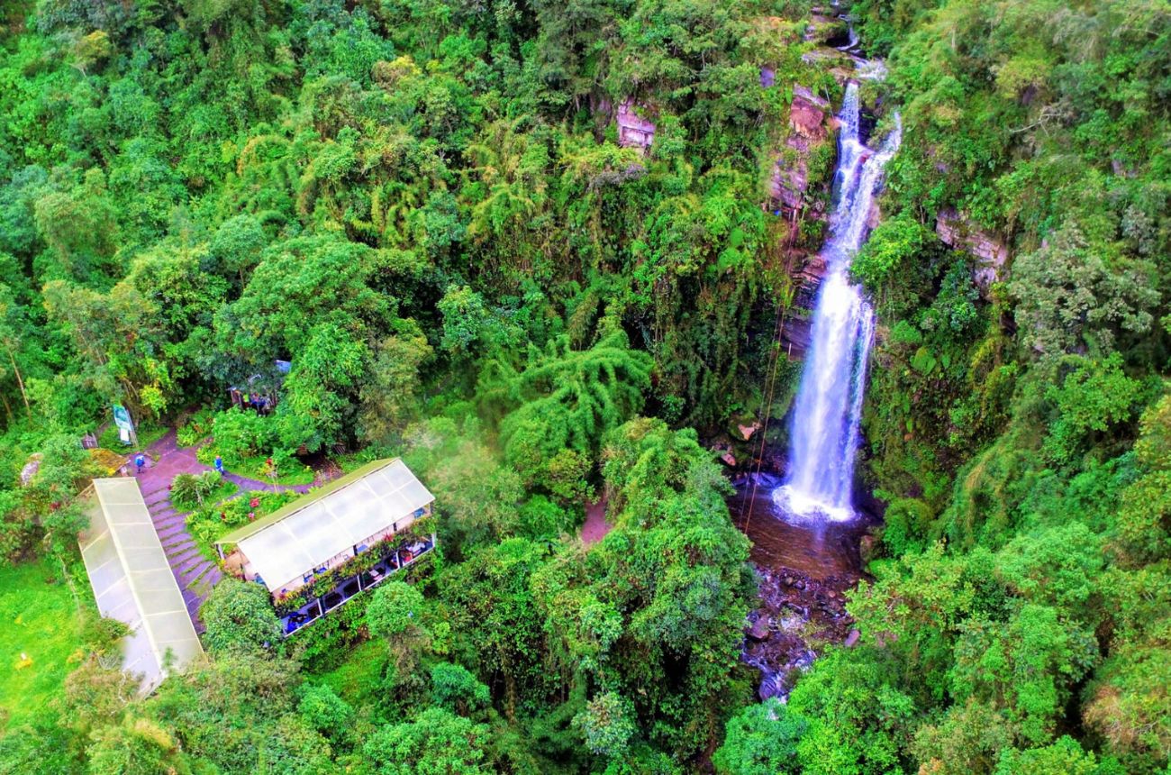 Cómo llegar a la Cascada La Chorrera en Choachí