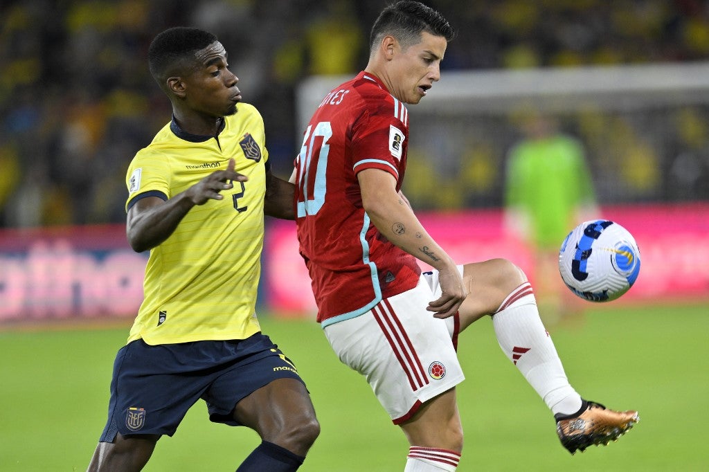 Ecuador vs Colombia: empate 0-0