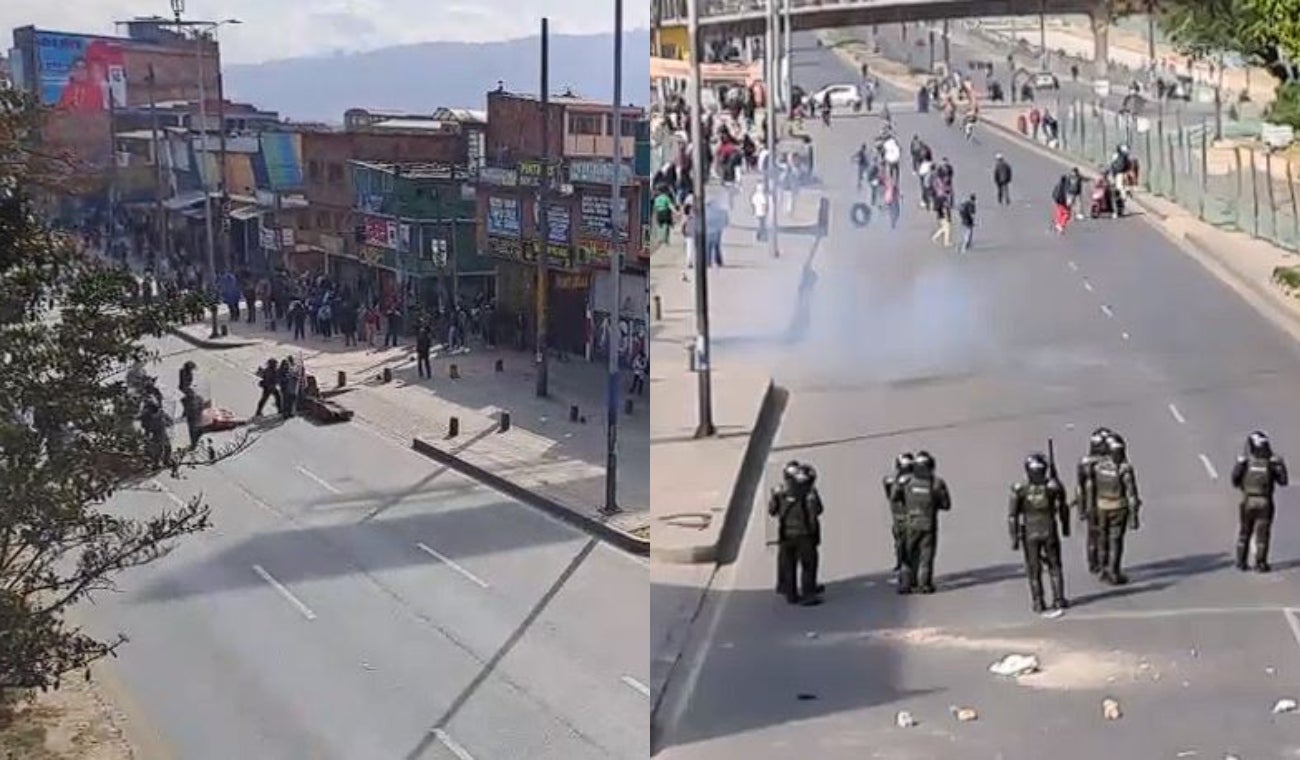 Enfrentamientos en Soacha