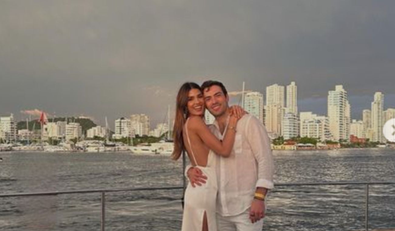 Gabriela Tafur y Esteban Santos se casaron