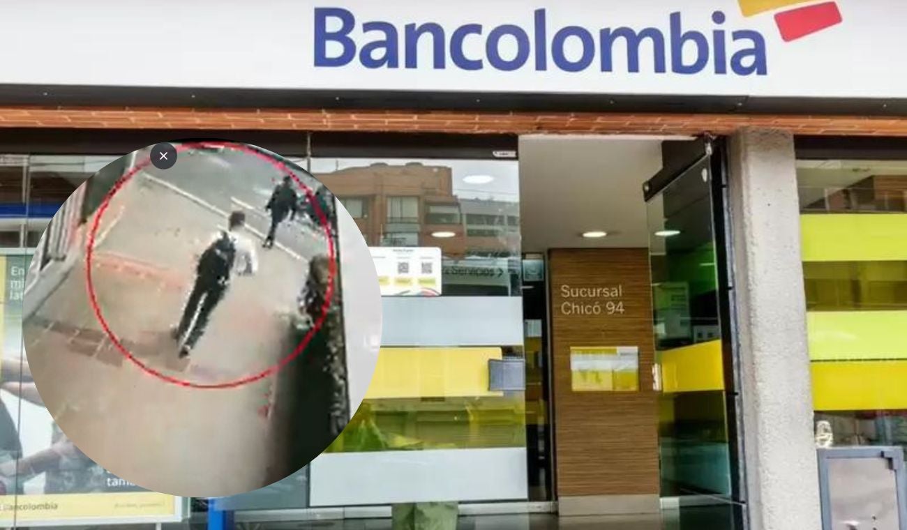 Ladrones ingresaron a sede de Bancolombia en Bogotá y se robaron 10 millones de pesos