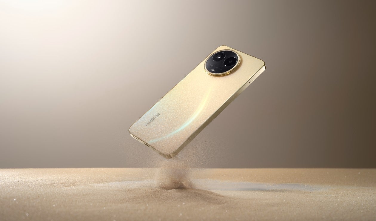 realme 11 5G en color Dorado