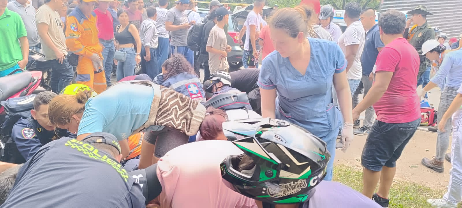 Trágico accidente en vía Bogotá - La Vega