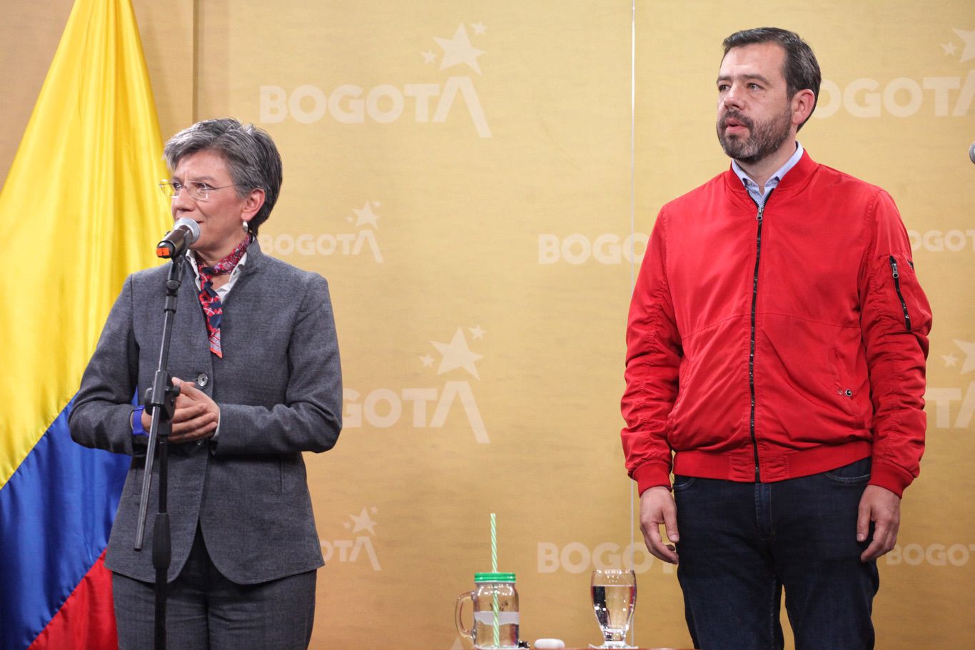 Reunión entre Carlos Fernando Galán y Claudia López