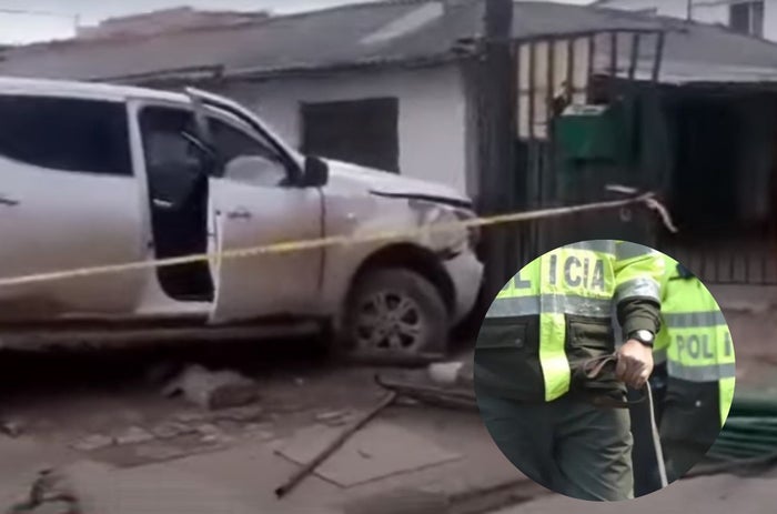 Accidente de tránsito en Zipaquirá: Policía borracho lo ocasionó