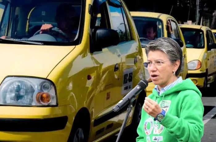 Claudia López contraataca las amenazas de bloqueos por parte de los taxistas en Bogotá