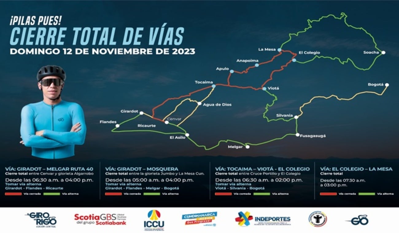 Giro de Rigo en Cundinamarca