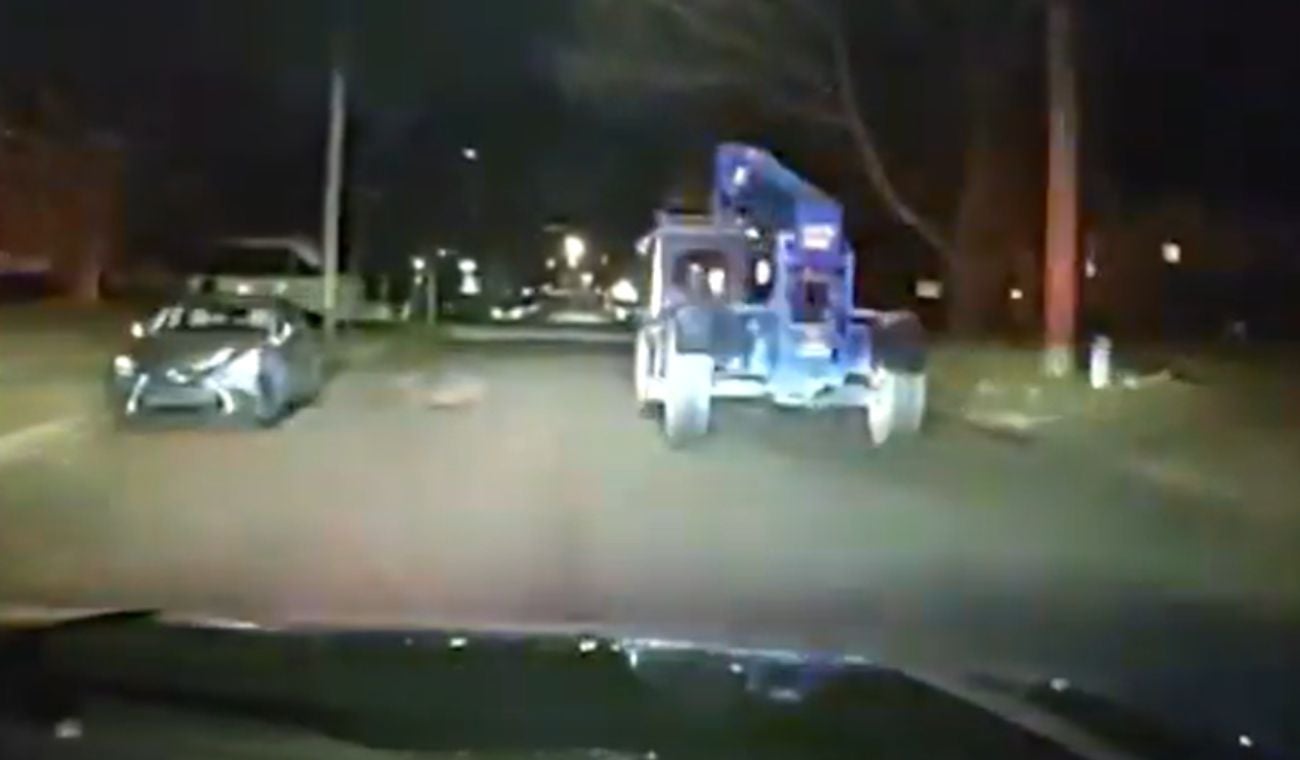 Joven se robó motacarga y desató persecución de película