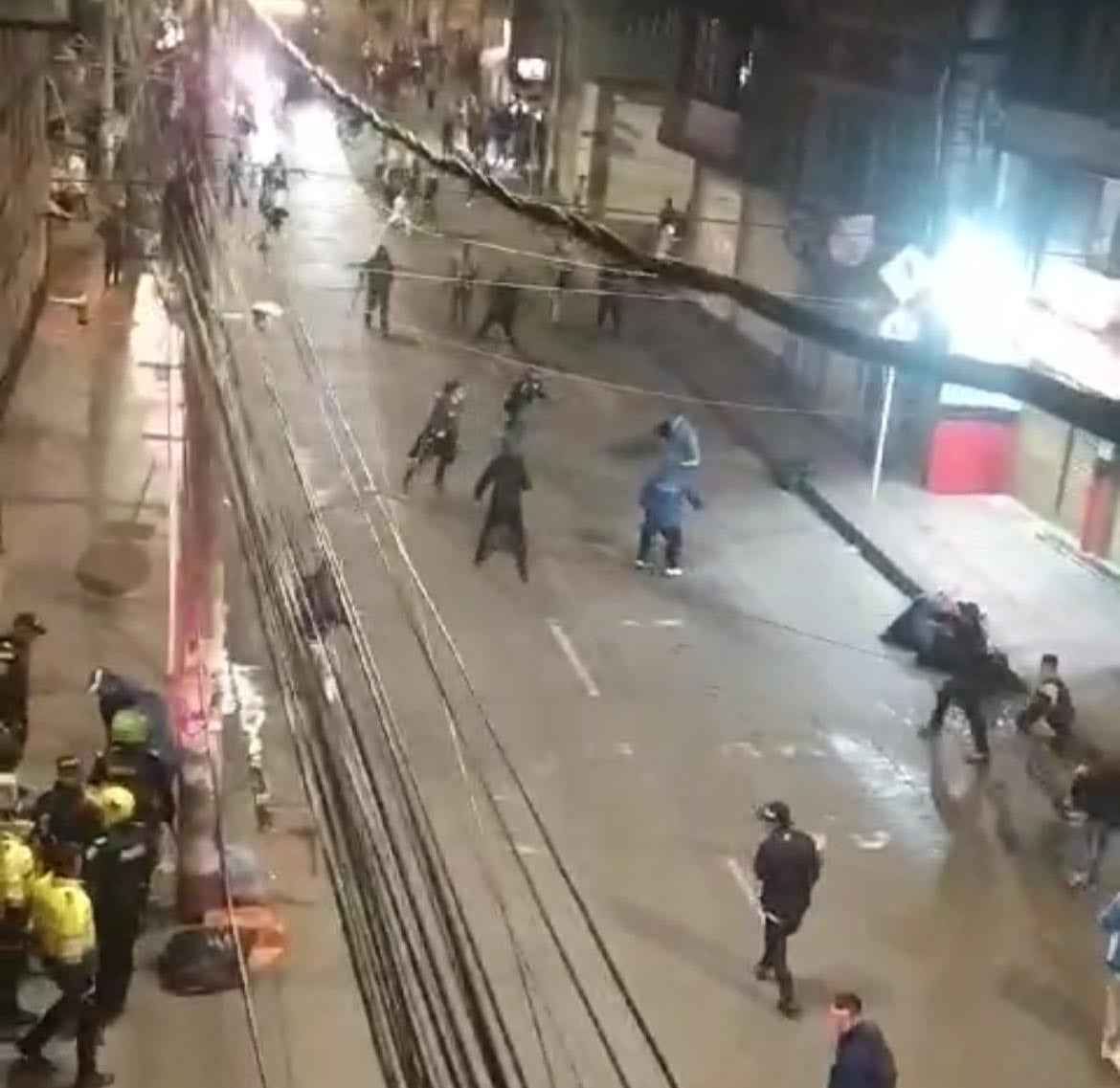 Enfrentamientos Hinchas Millonarios - Nacional