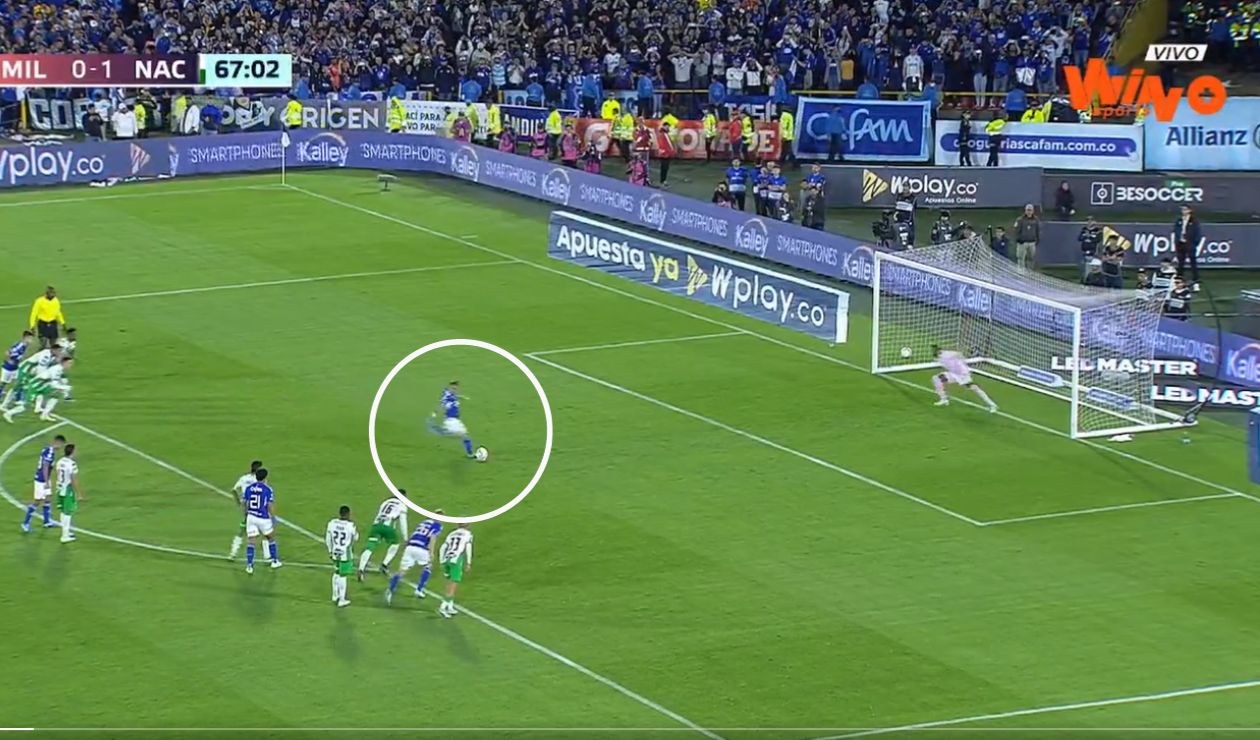 Final Millonarios vs. Nacional: Penalti que le tapó Chipi Chipi a Leonardo Castro