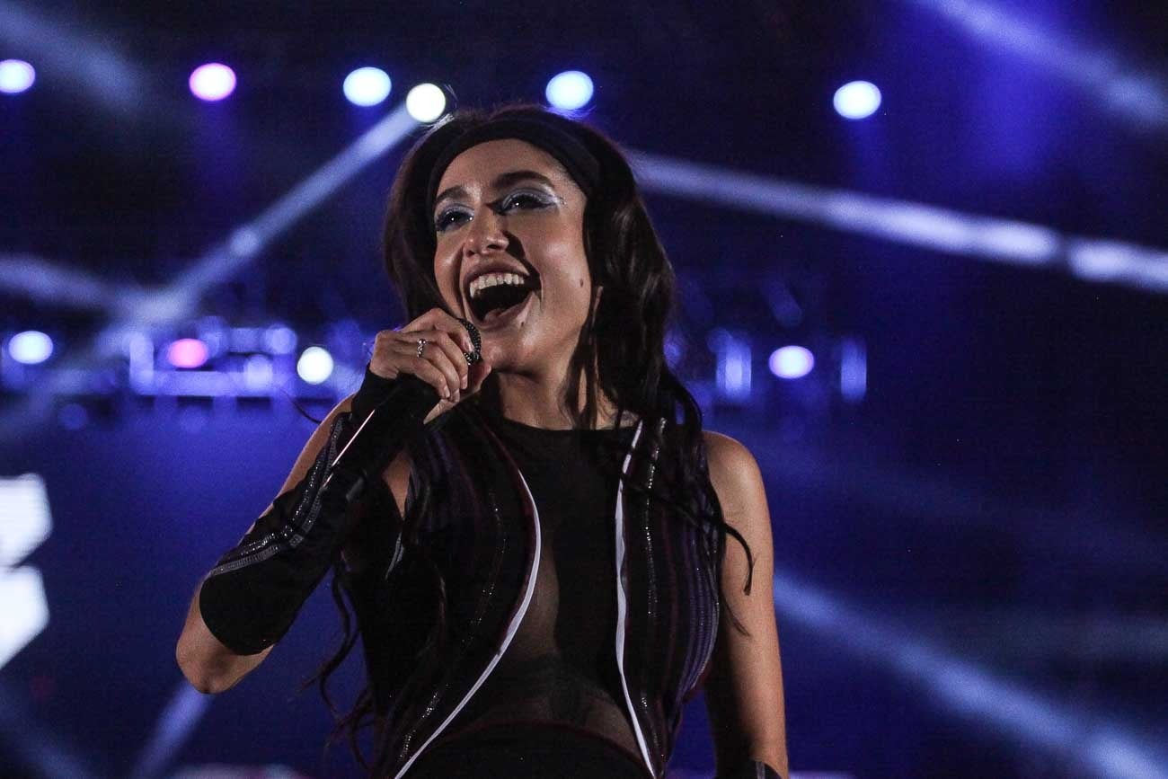 María Becerra en el Megaland