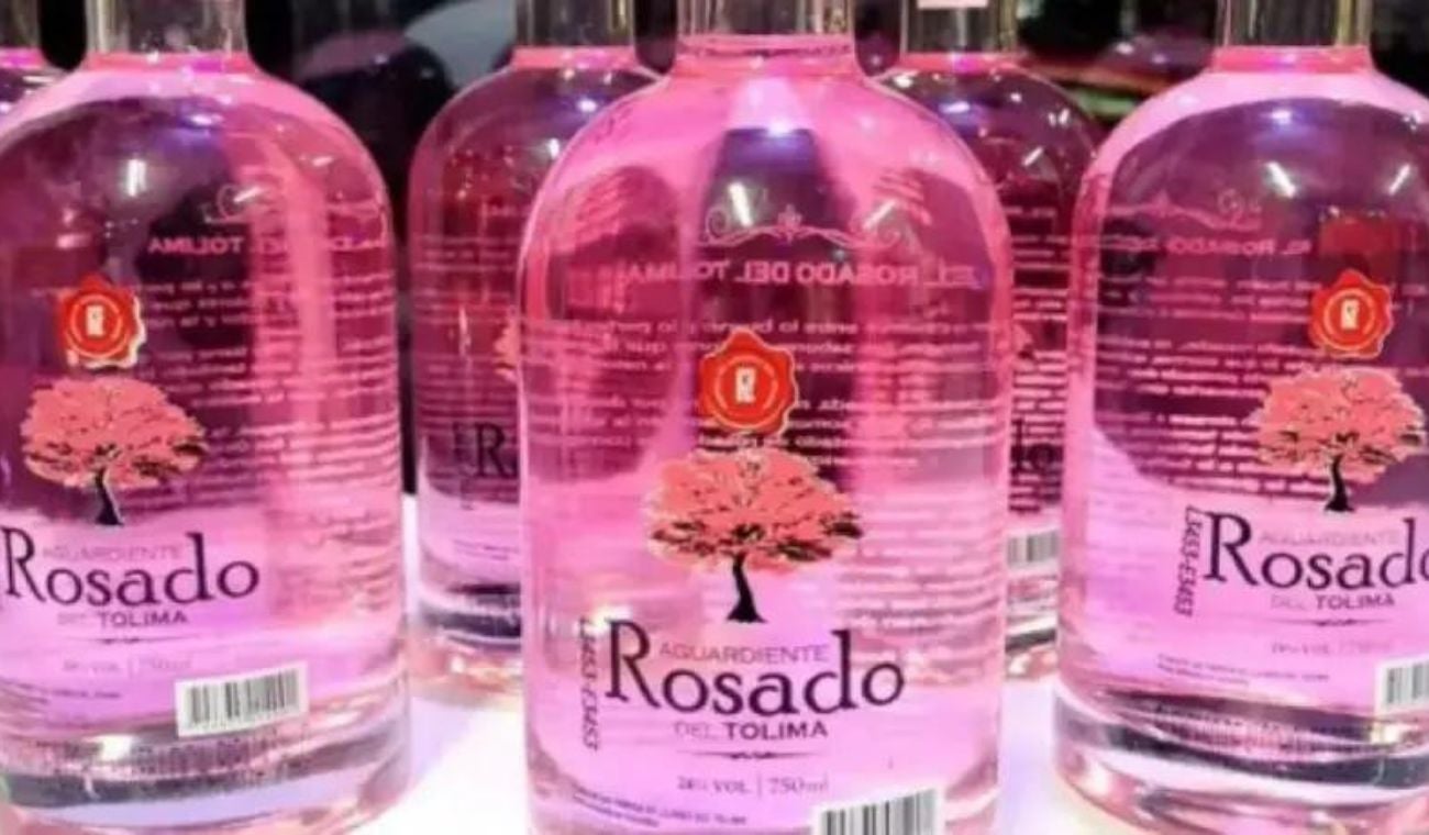 Aguardiente rosado del Tolima tiene un precio de venta entre los $40.000 y los $45.000