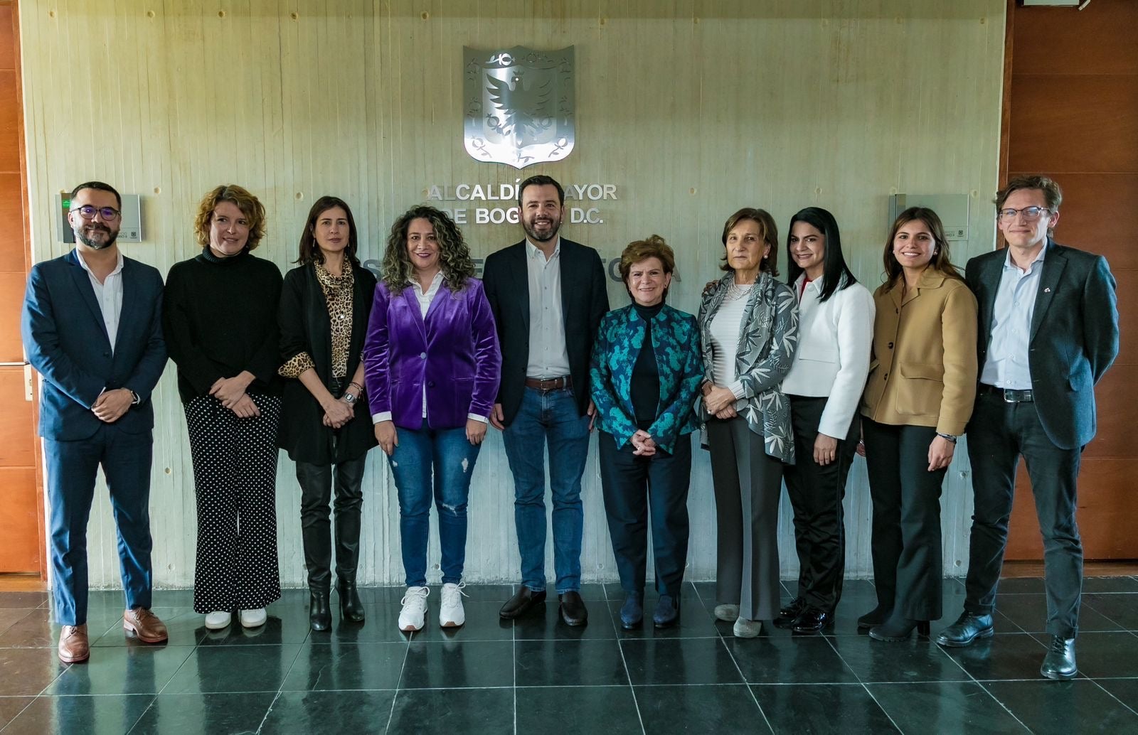 Equipo de empalme de Carlos Fernando Galán