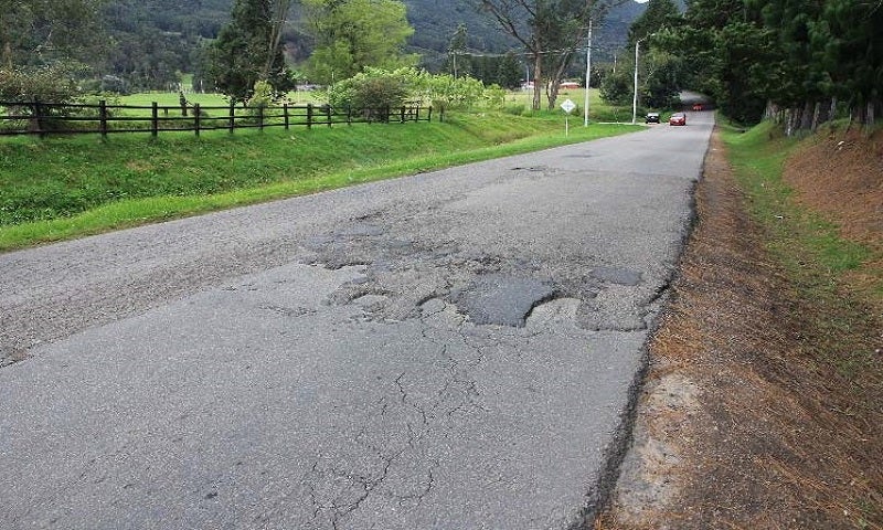 Vía Tenjo-Siberia: Gobernación de Cundinamarca la pavimentará