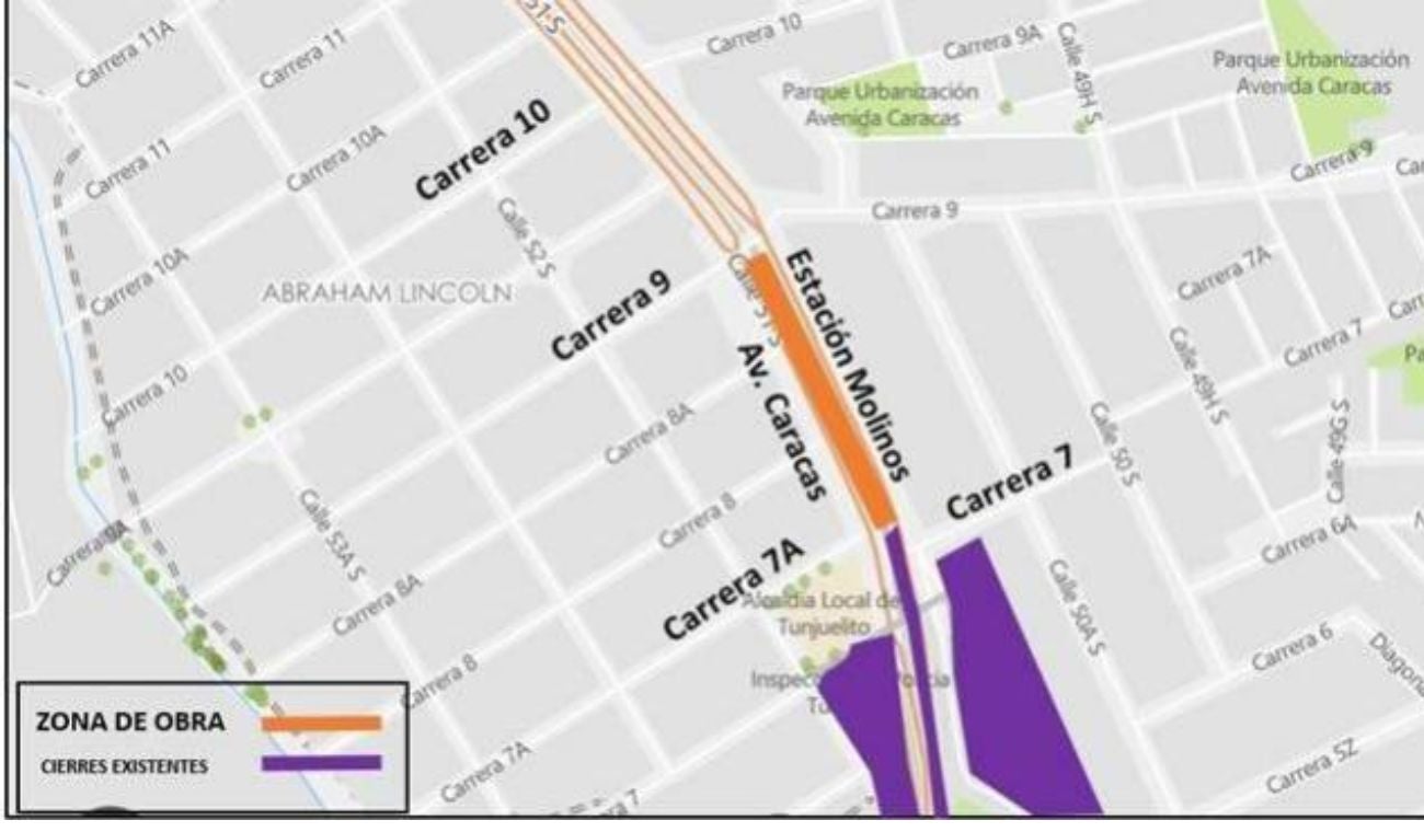 Mapa de obra en Molinos