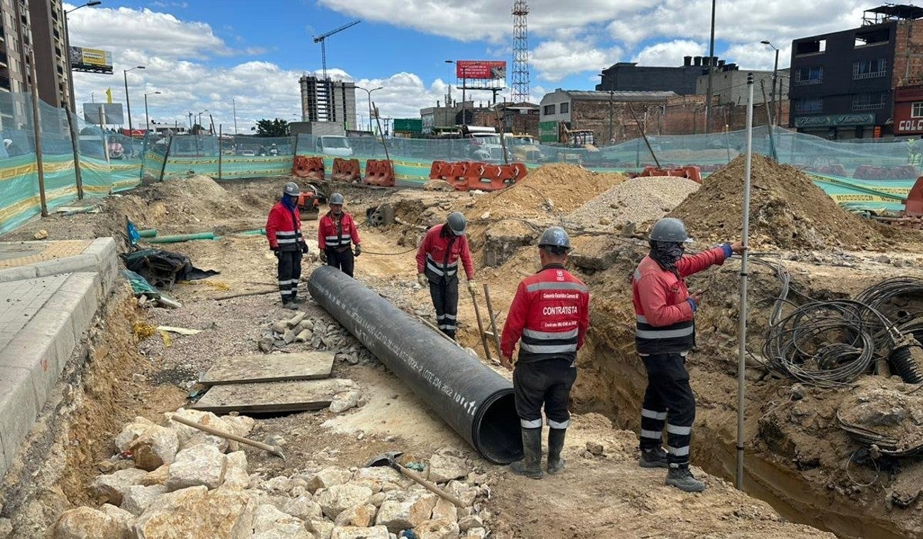 Avenida 68 instalación de las redes