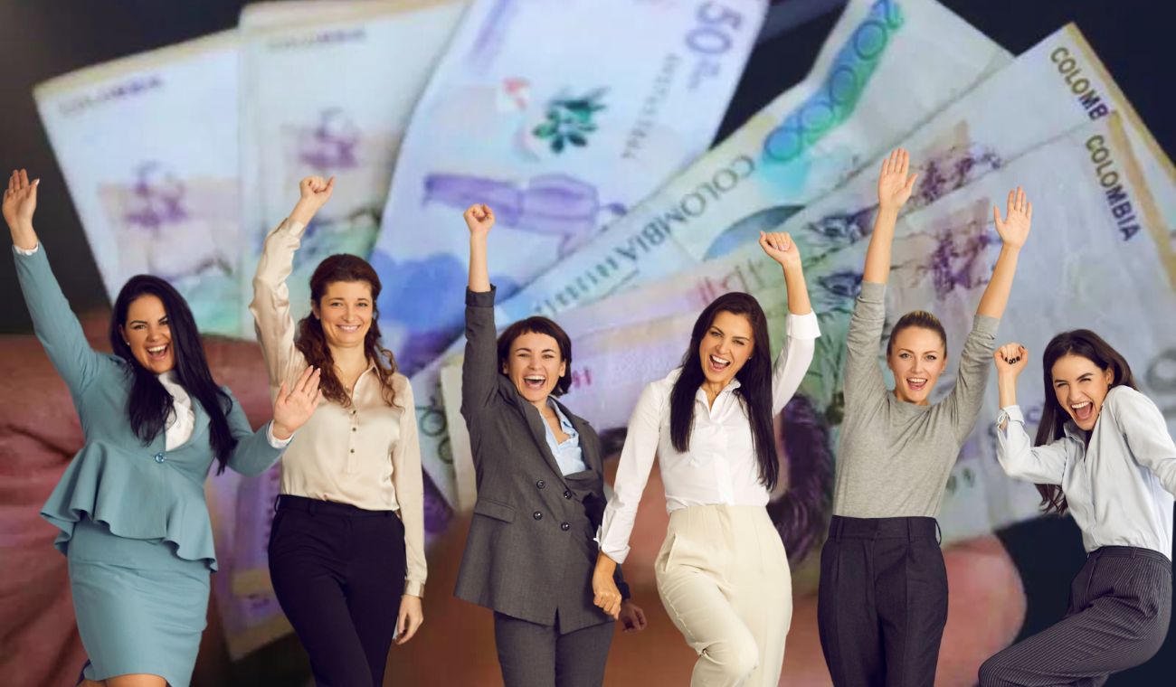Pago a mujeres trabajadoras en Colombia