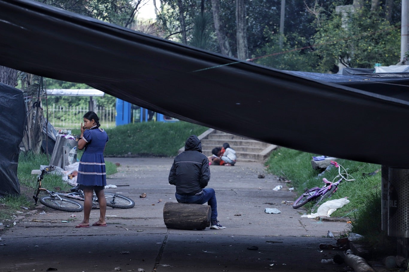 Indígenas Embera en el Parque Nacional