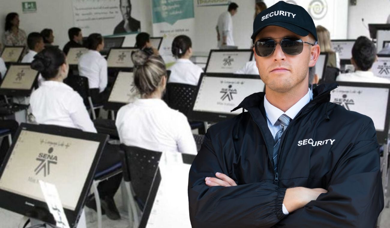 Estudiantes del SENA en curso de escoltas