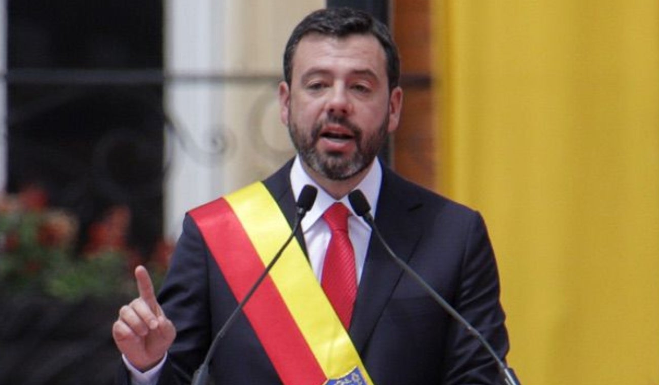 Carlos Fernando Galán y su posesión como alcalde de Bogotá