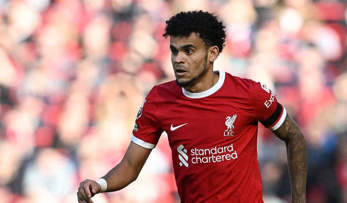 Luis Díaz con Liverpool