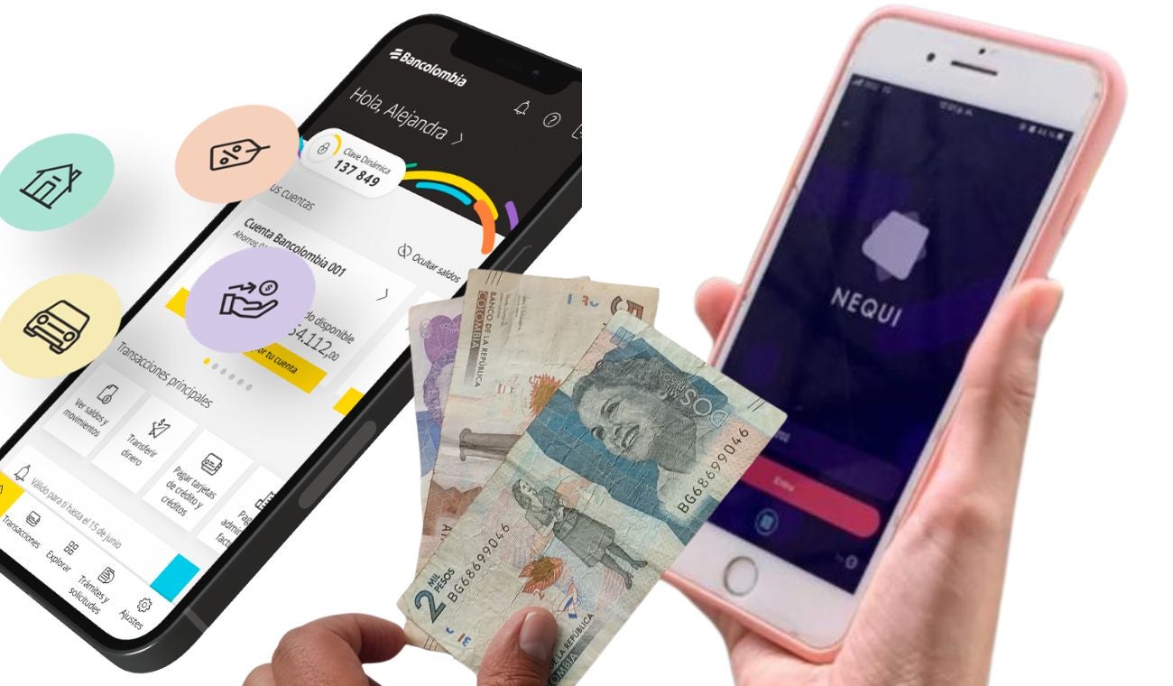 Transferencias de Bancolombia a Nequi