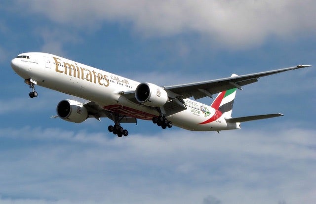 Aviones de la empresa Emirates