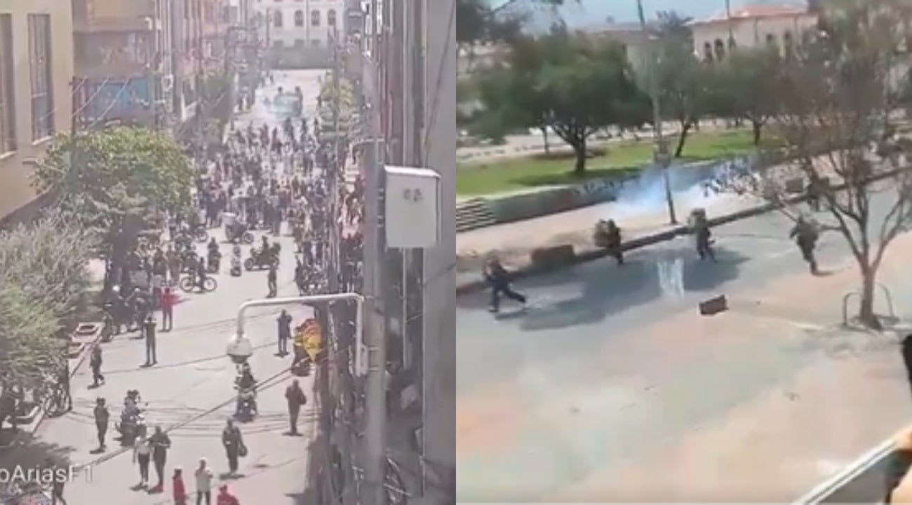 Disturbios en San Andresito San José