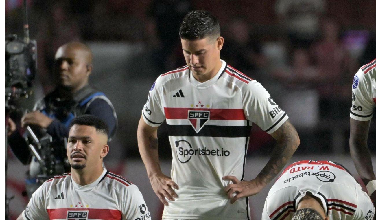 James Rodríguez en el Sao Paulo