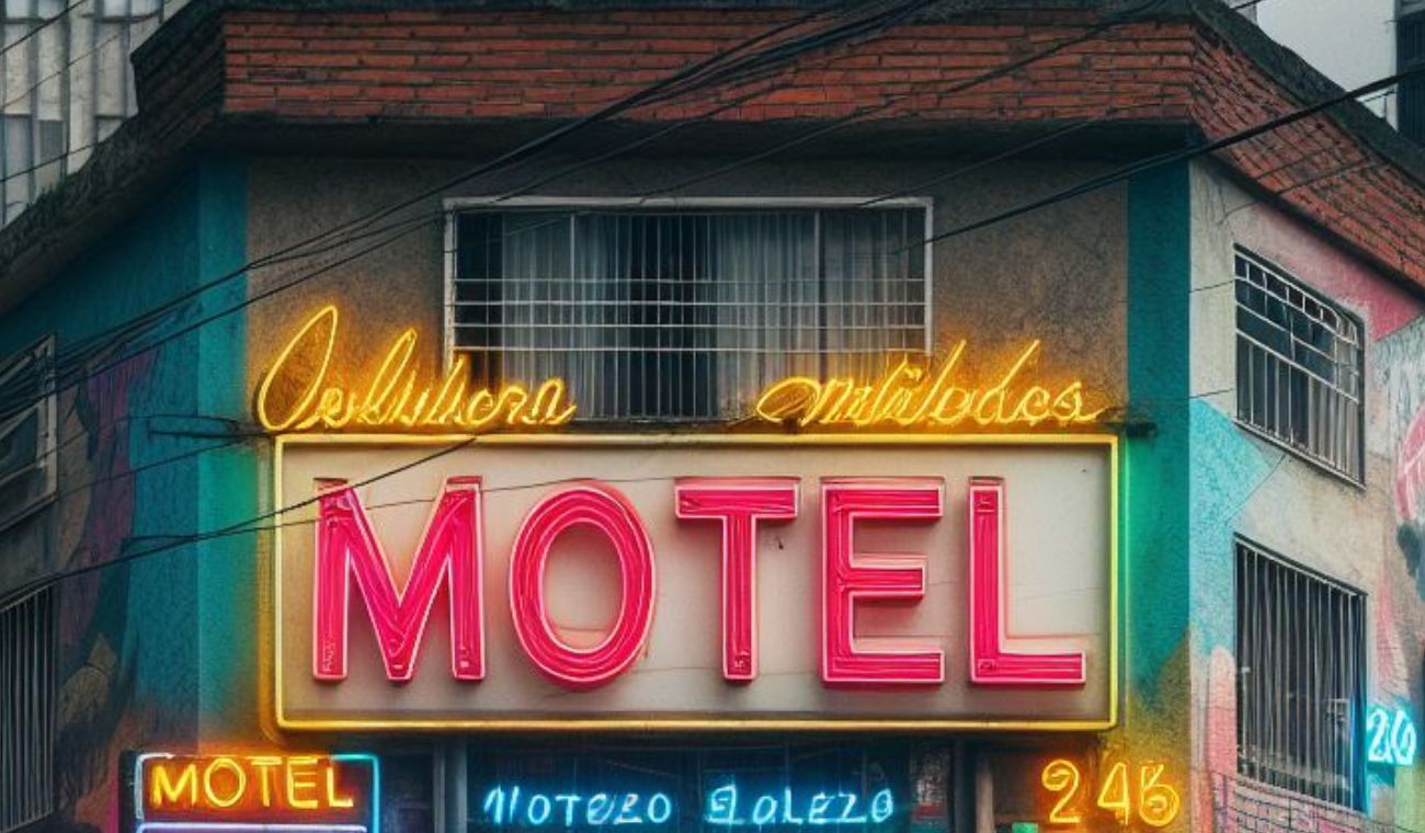 Fachada de un motel - imagen de referencia