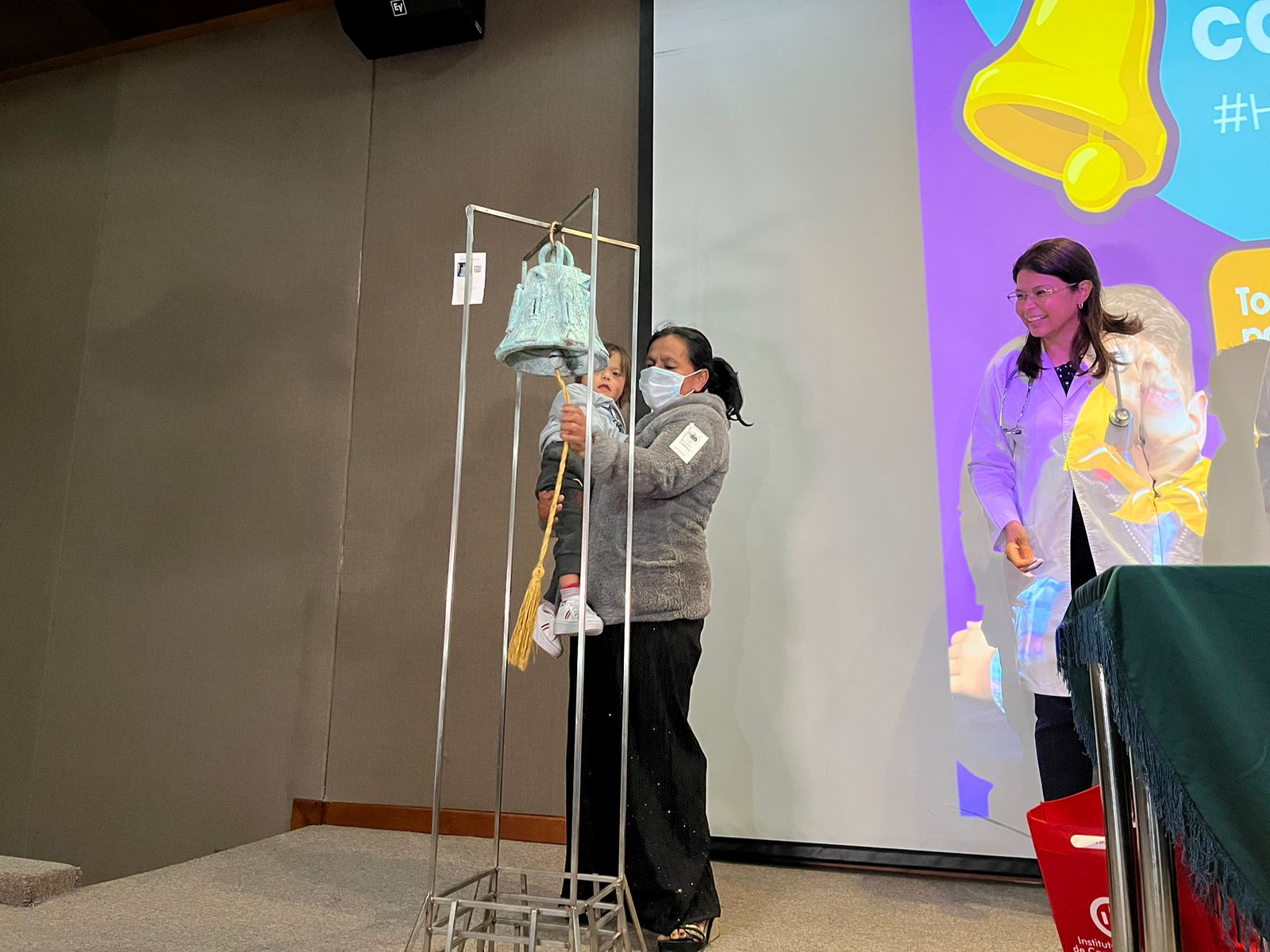 Los padres de familia fueron los más emocionados.