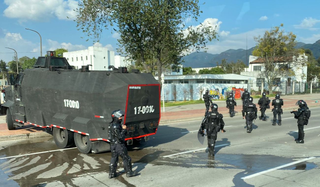 Enfrentamientos en Universidad Nacional