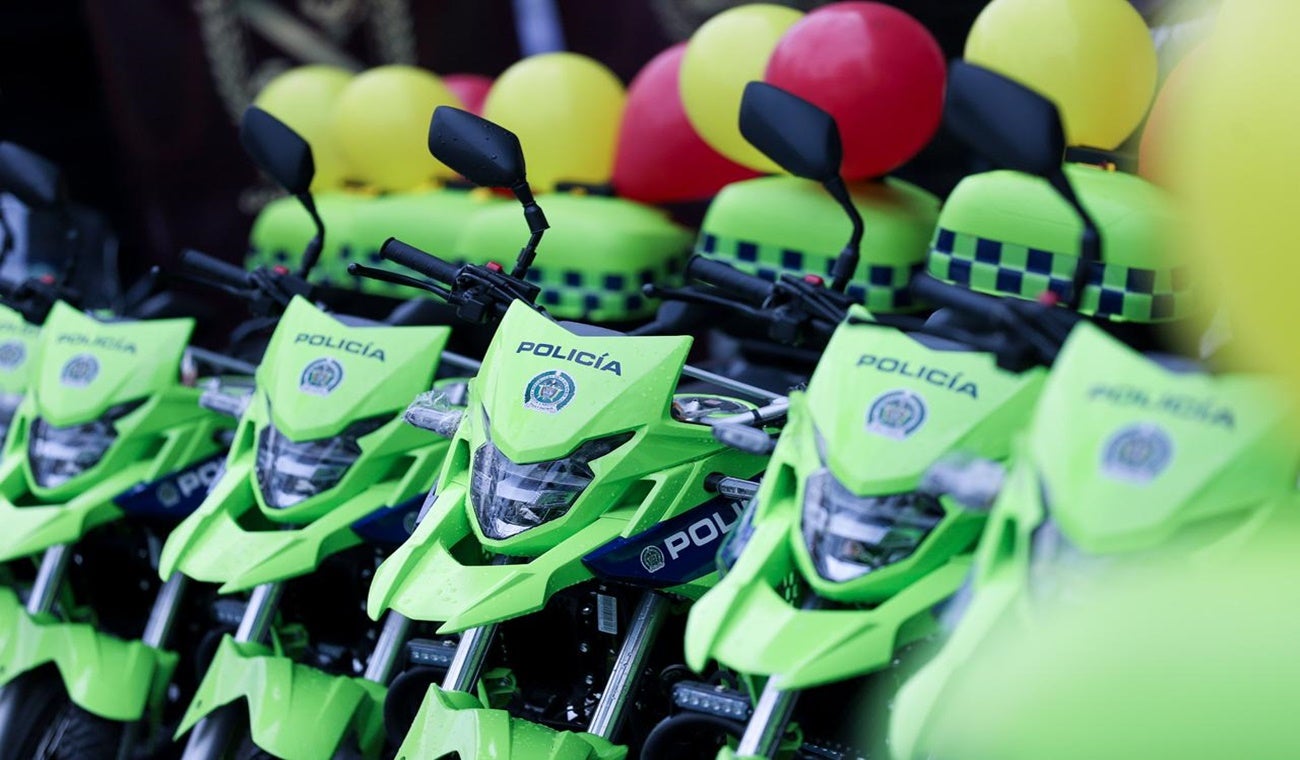 Motos de la Policía Tolima