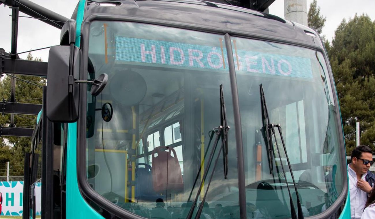 Bus de hidrógeno del Transmilenio