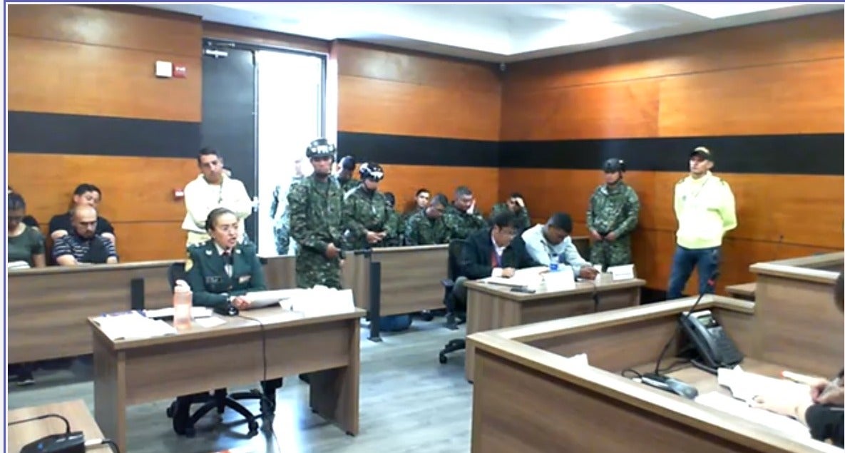 Audiencia de soldado Óscar Roqueme