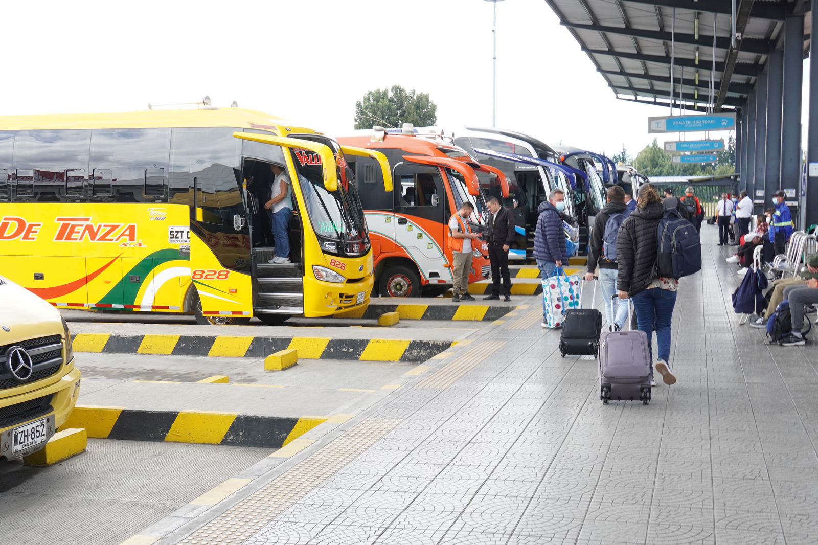 Buses en el Terminal del Norte