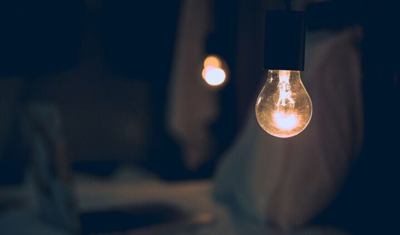 Bombillo encendido