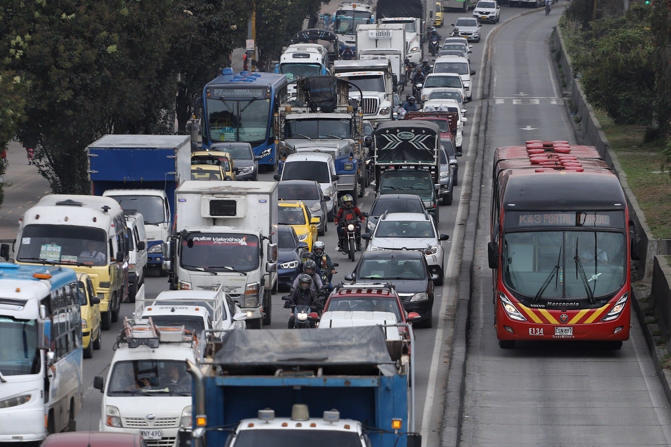 Movilidad en Bogotá / Trancón / Trancones / Transmilenio