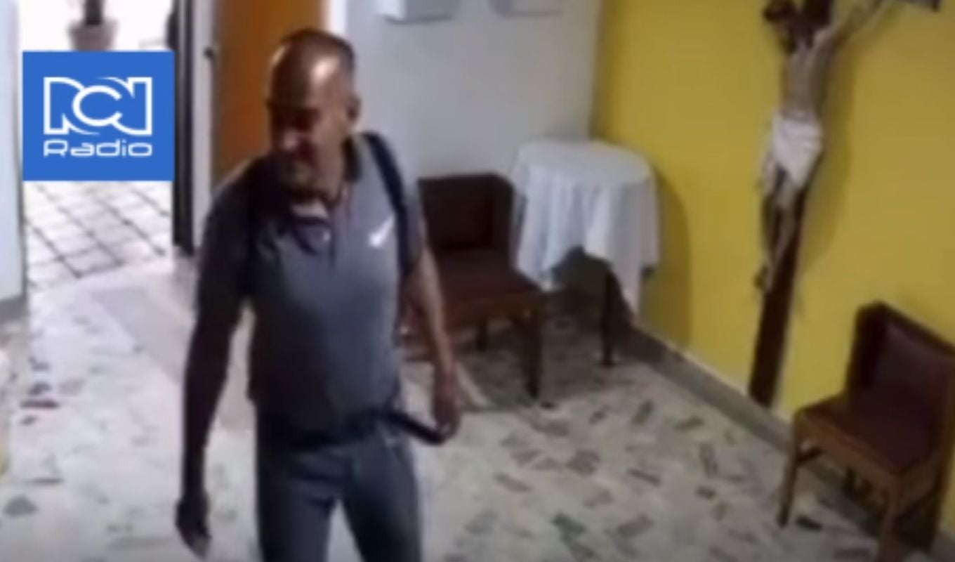 Hombre entró a robar a una iglesia
