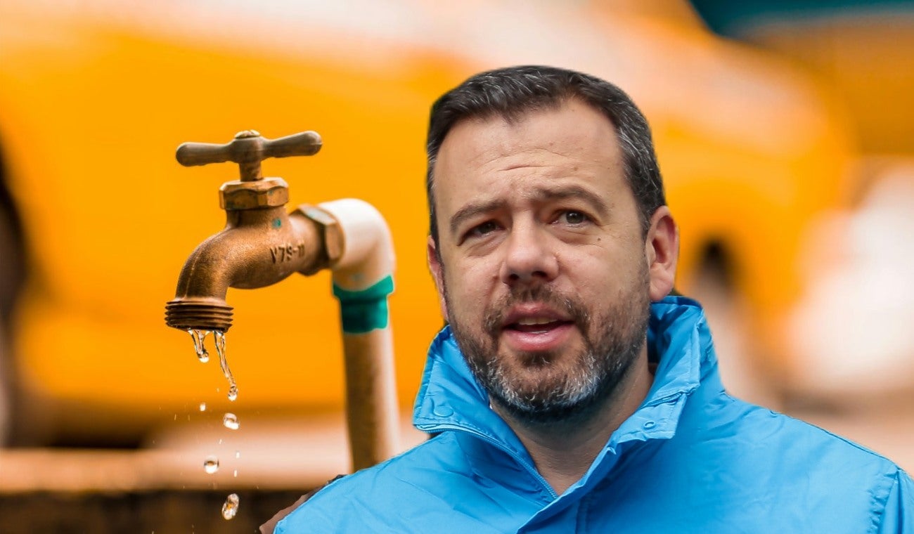 Alcaldía de Carlos Fernando Galán cortes de agua