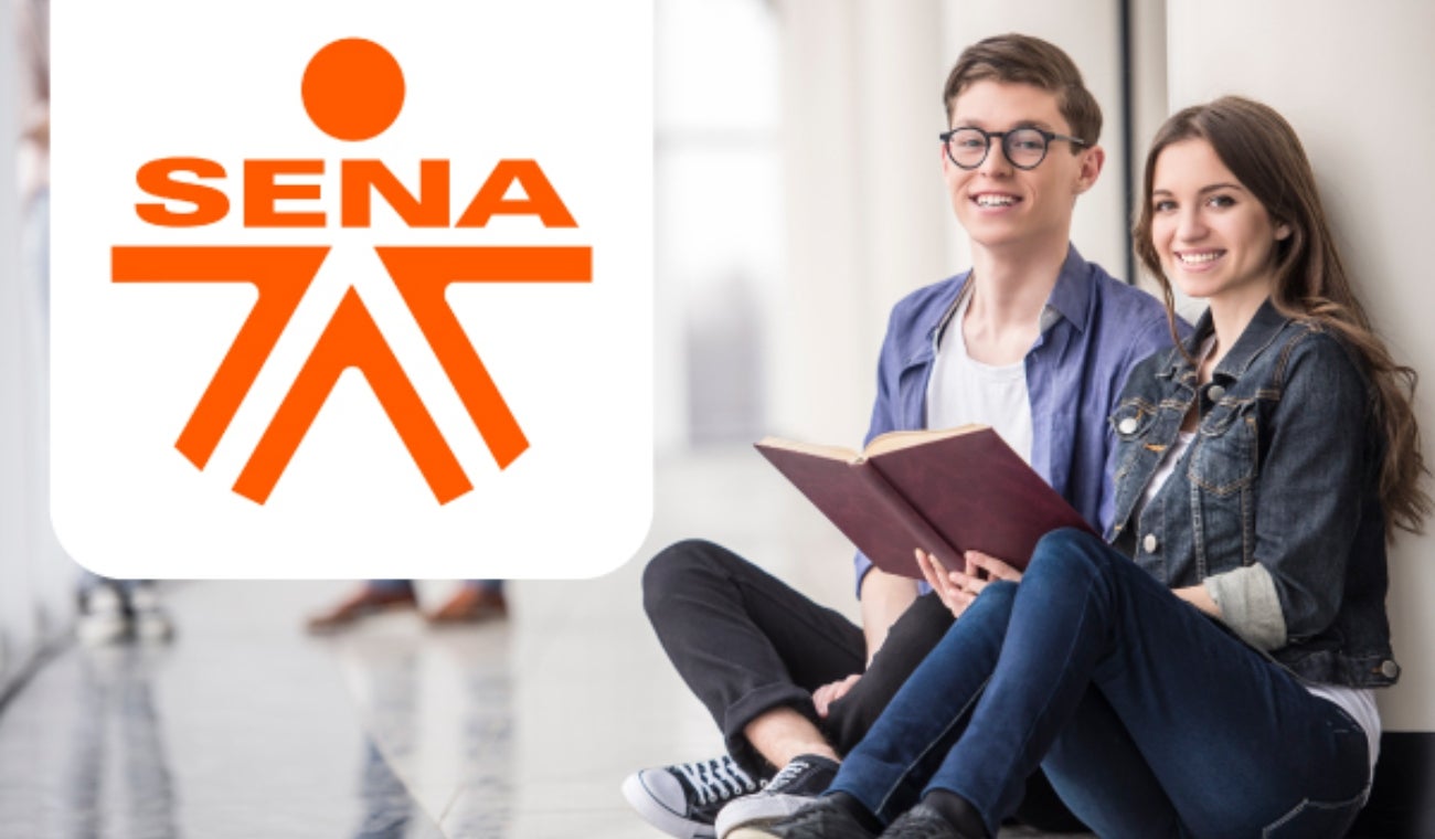 Dos estudiantes- logo del sena