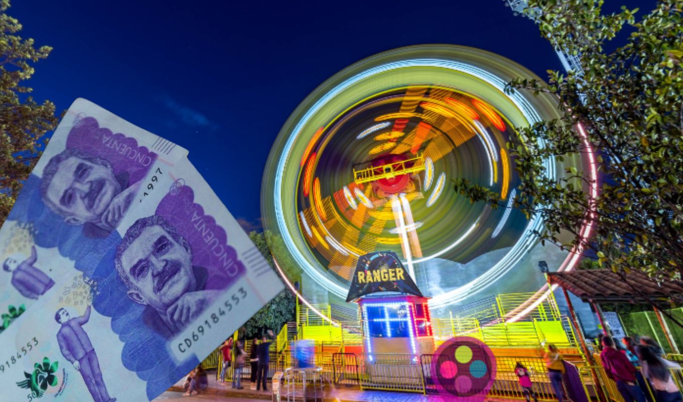 Parque de diversiones mundo aventura /dinero en efectivo