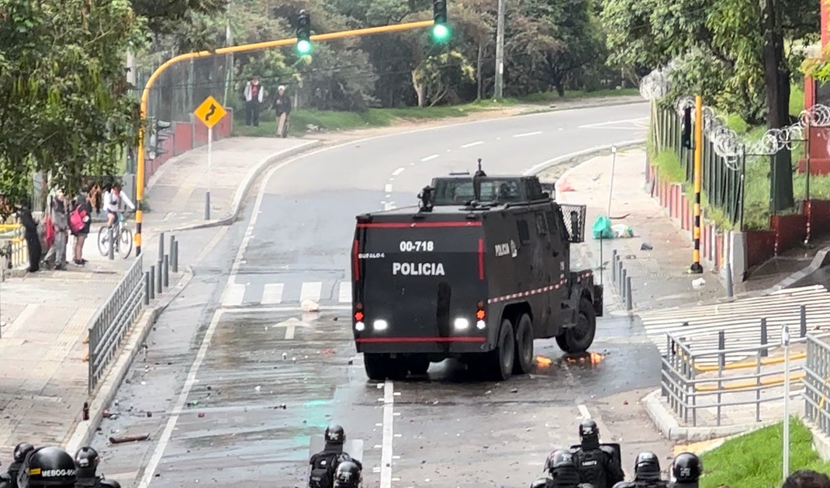 Disturbios U. Distrital