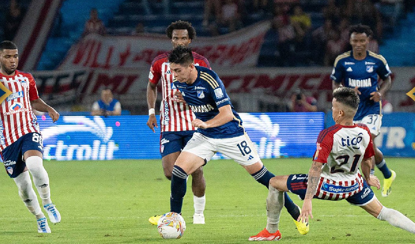 Junior superó a Millonarios